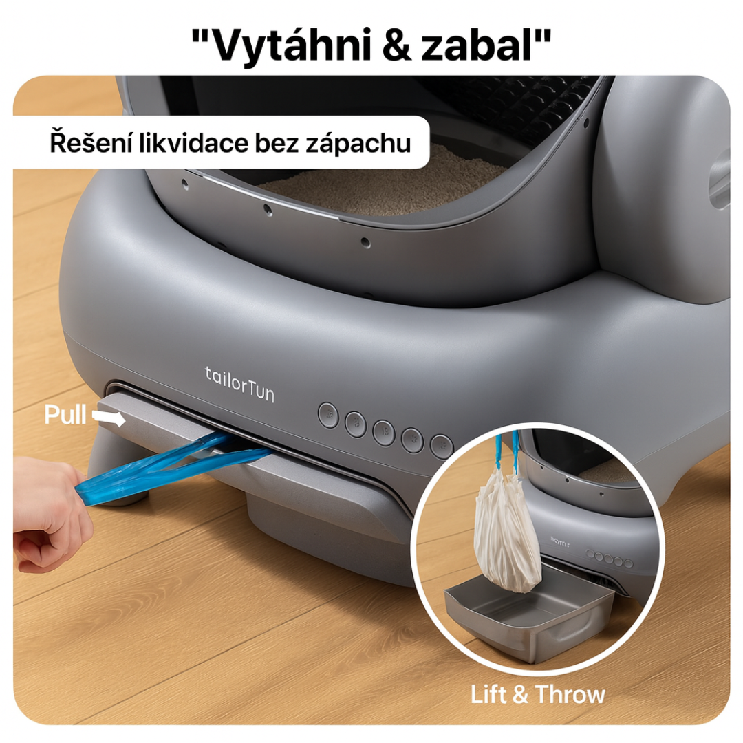TailorTun M1 Open-top Self-cleaning Cat Litter Box