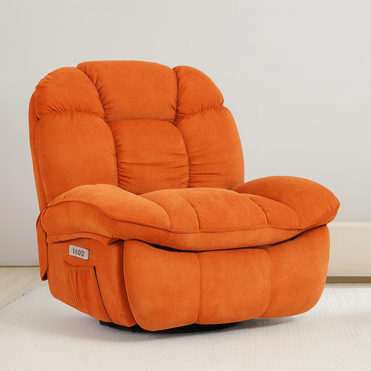 Wide Power Recliner Chair with Vibration Massage and Heated